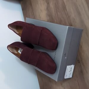 Aquatalia Carmeline Dress Suede Loafer/Pump